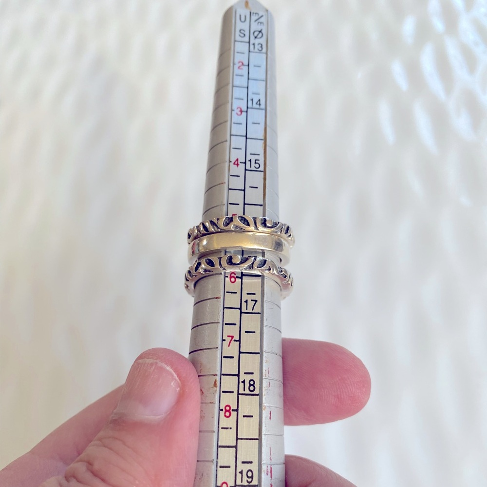 Silpada Sterling Silver Smoky Quartz Stackable  
Ring size 6. R1384 - Picture 6 of 7